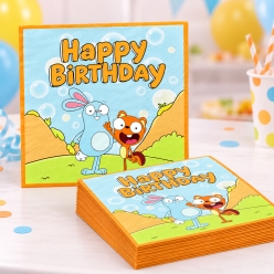 Kiff Birthday Dinner Napkins - 10 PK